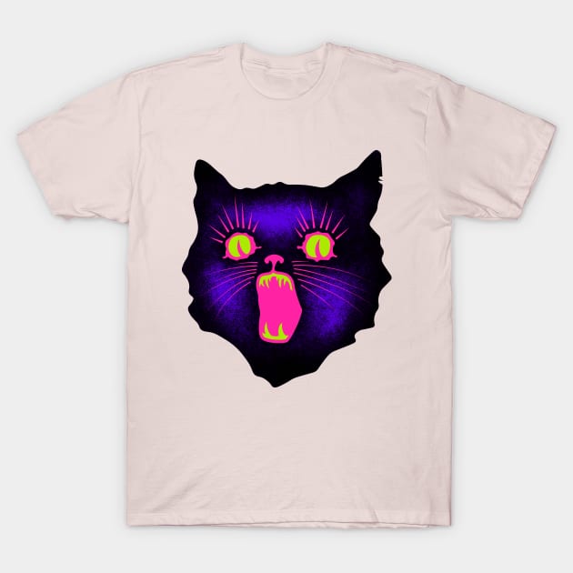 Rave cat T-Shirt by drugsdesign